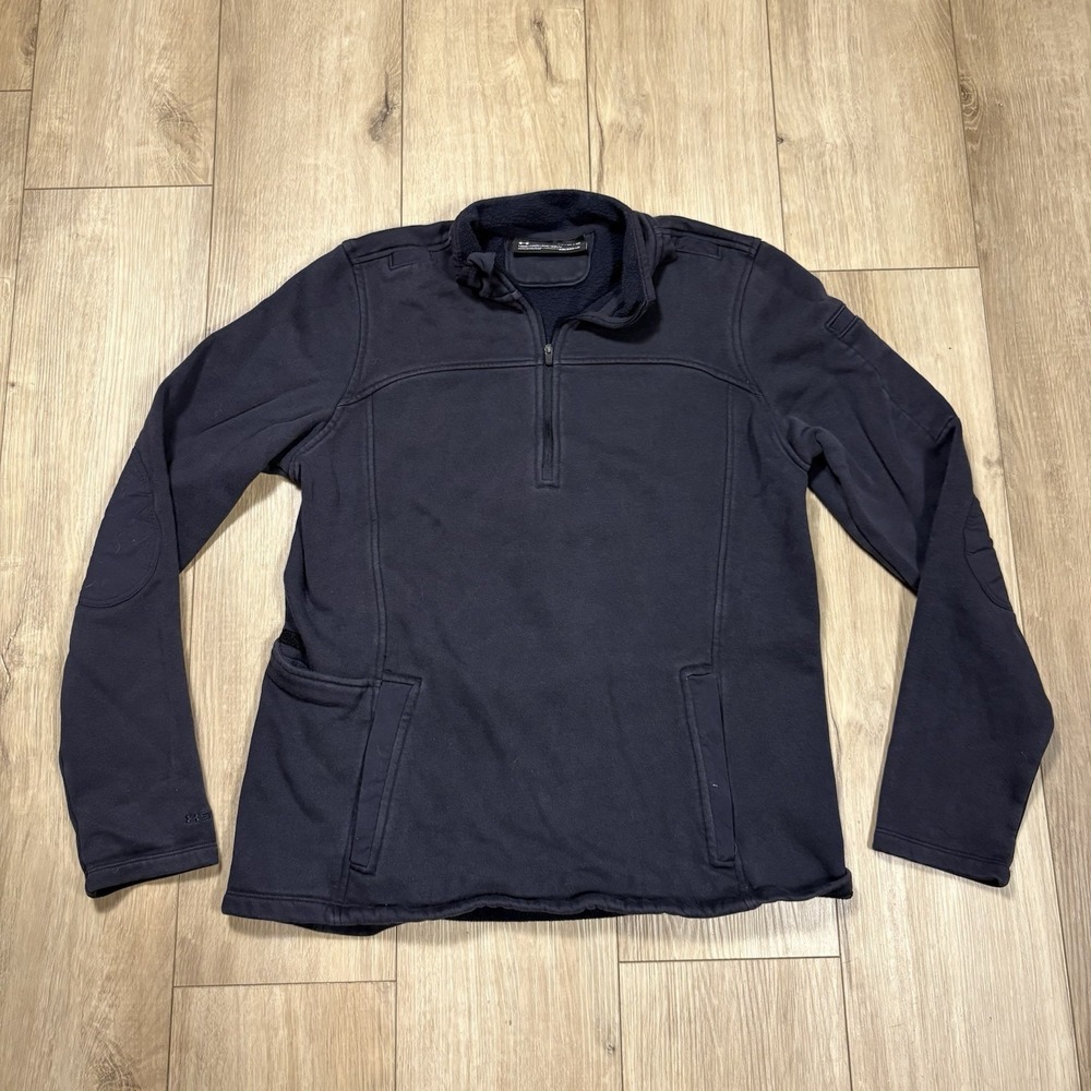 UNDER ARMOUR Tactical Job Fleece 3.0 Pullover 1/4 Zip SHIRT Womens Medium‎ Loose